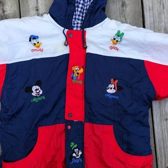 Vintage Hello Kitty X Disney Mickey Mouse Embroidered Reversible Jacket - Picture 5 of 16